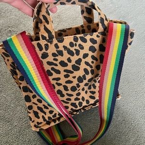 Stella and Dot Leopard Mini Bag